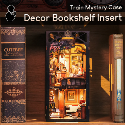 BOOK NOOK KIT - DIY - Le Train Mystère - 338pc + Eclairage LED - Image 3