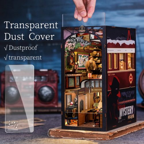 BOOK NOOK KIT - DIY - Le Train Mystère - 338pc + Eclairage LED - Image 6