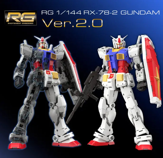 GUNDAM - RG 1/144 - RX-78-2 Gundam Ver. 2.0 - Model Kit - Zone Gunpla