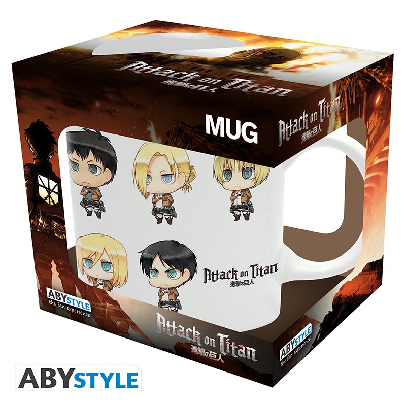 L'ATTAQUE DES TITANS - Mug - Chibis