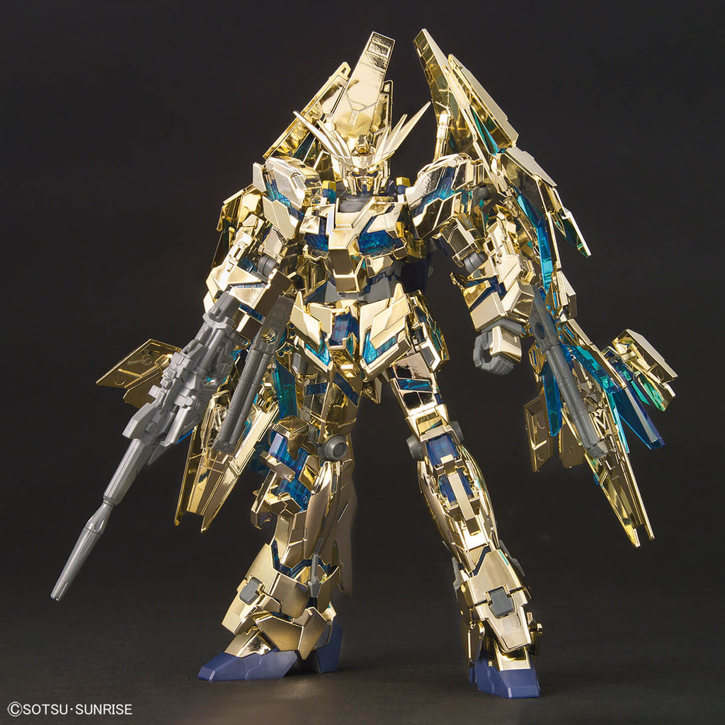 HG 1/144 - Gundam Base Limited - Unicorn Gundam 03 Phenex (Destroy Mode) Gold And Silver Coating Set - image 2