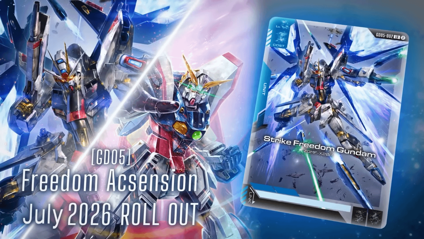 Gundam Card Game - Display Pack 24 Boosters Freedom Ascension [GD05] promo image