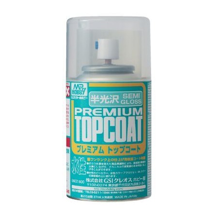 Mr Hobby -  B-602 MR. PREMIUM TOP COAT SEMI-GLOSS - image 1