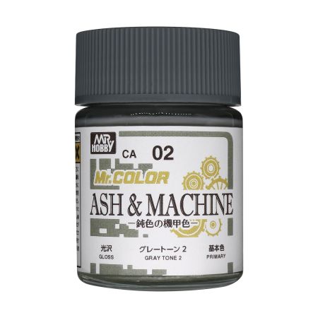 Mr Hobby - CA-02 MR. COLOR (18 ML) ASH & MACHINE GRAY TONE 2
