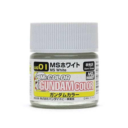 Mr Hobby - PEINTURE GUNDAM COLOR UG01 MS WHITE (10ML)
