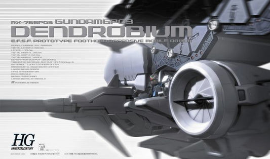 GUNDAM - HGUC 1/144 - RX-78 GP-03 Dendrobium - Model Kit