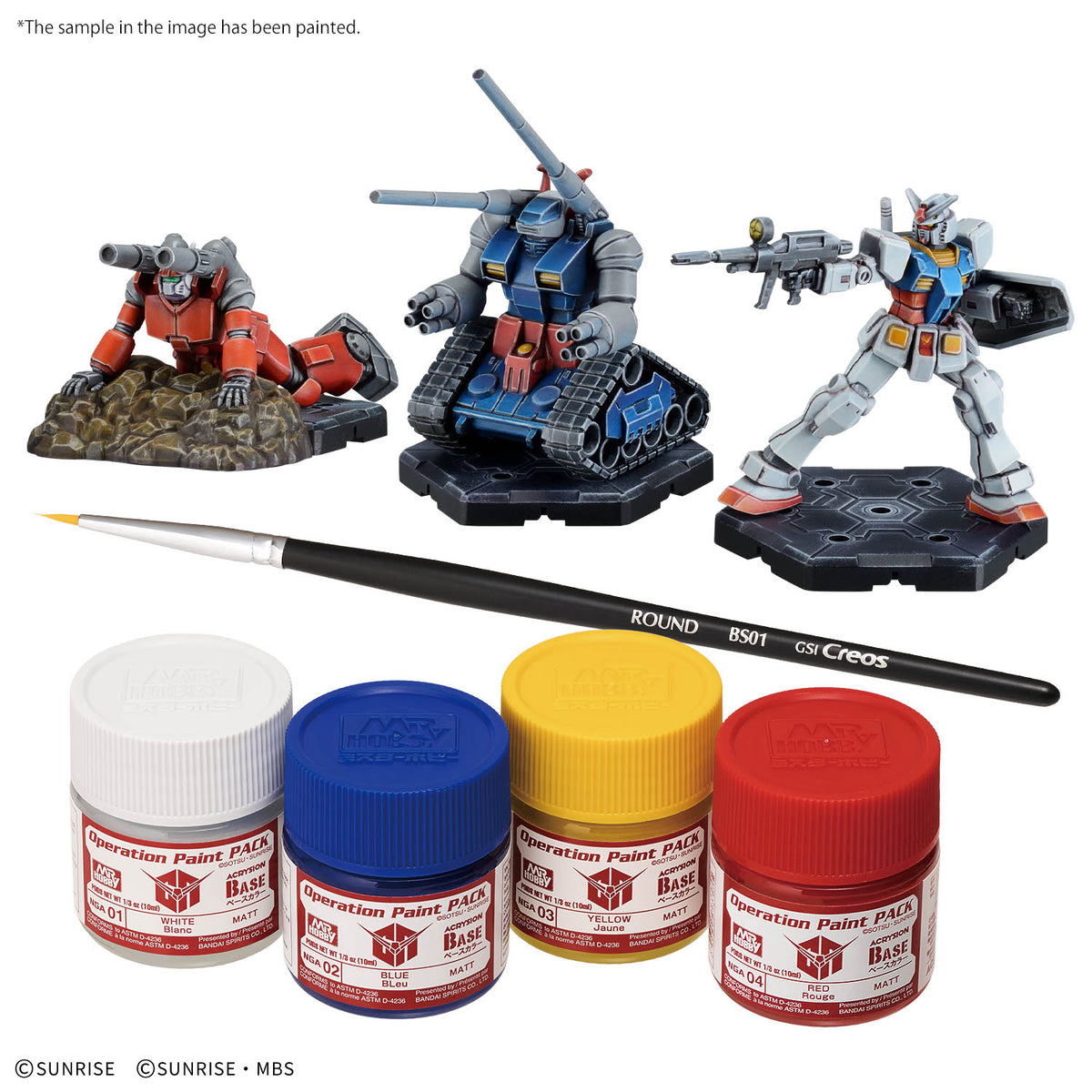 Gundam Assemble - Paint Pack 01 [PA01] all parts
