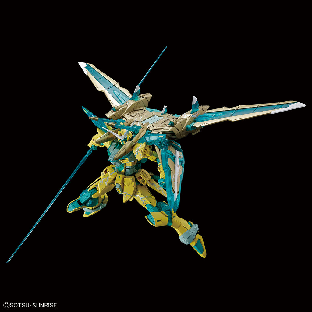 MG 1/144 - Gundam Base Limited - Justice Gundam [CROSS CONTRAST COLORS / CLEAR GREEN] - image 5