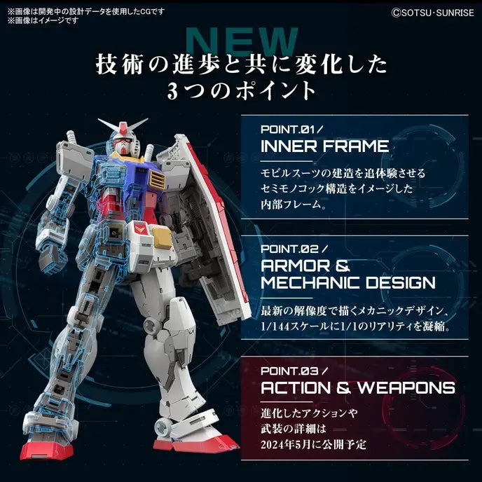 GUNDAM - RG 1/144 - RX-78-2 Gundam Ver. 2.0 - Model Kit