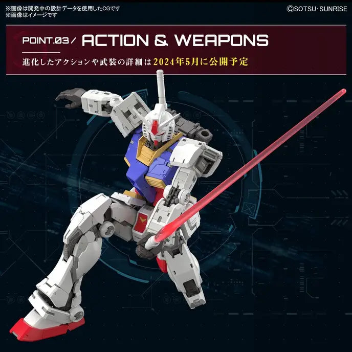 GUNDAM - RG 1/144 - RX-78-2 Gundam Ver. 2.0 - Model Kit