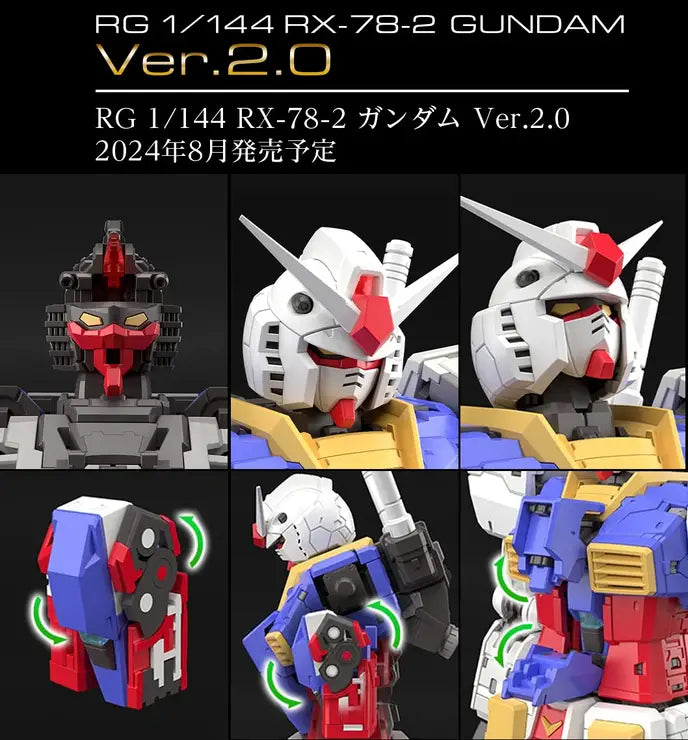 GUNDAM - RG 1/144 - RX-78-2 Gundam Ver. 2.0 - Model Kit