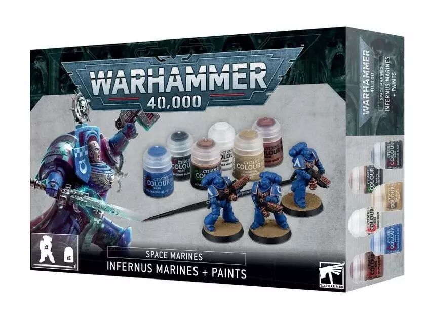Warhammer 40K – Citadel Space Marines Infernus Paint Set