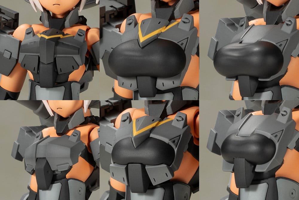 Frame Arms Girl - Gourai-Kai (Black) with FGM148 Type Anti-Tank Missile