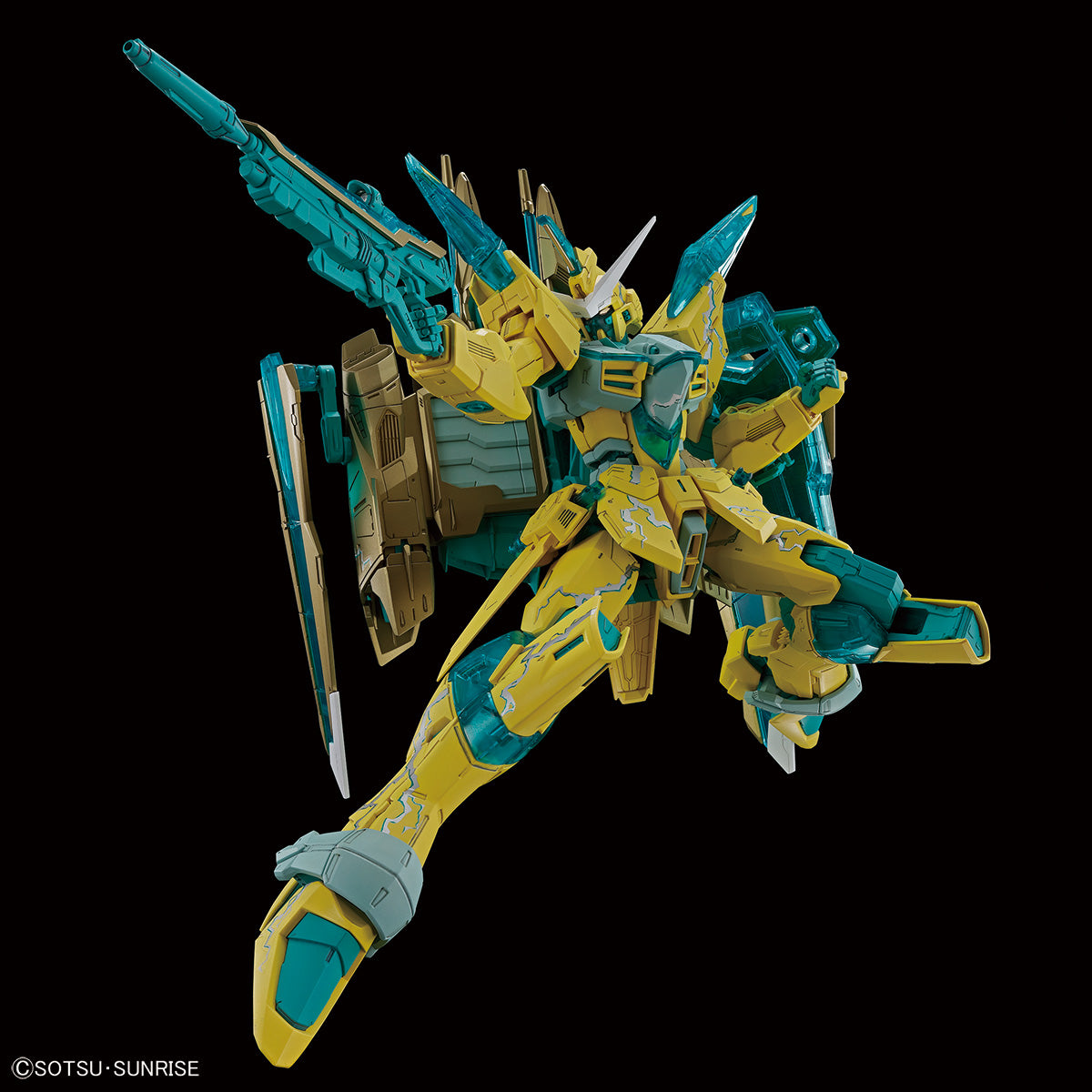 MG 1/144 - Gundam Base Limited - Justice Gundam [CROSS CONTRAST COLORS / CLEAR GREEN] - image 3