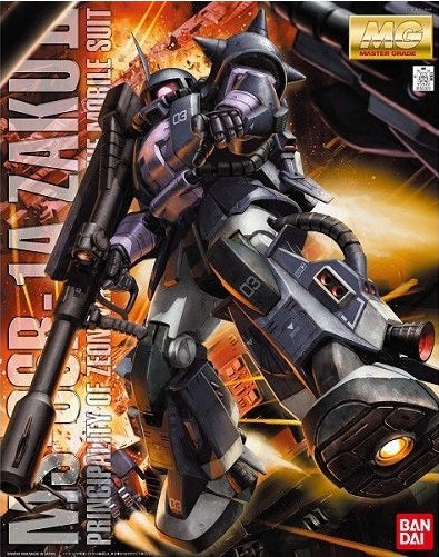 GUNDAM - MG 1/100 - MS-06R-1A Zaku II Black Tri-Stars