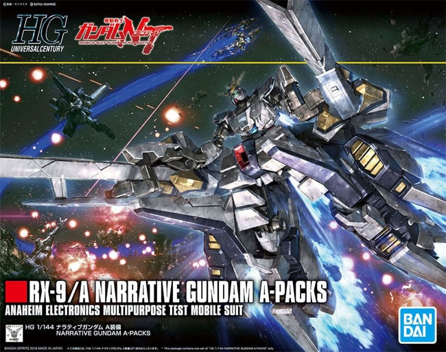 GUNDAM - HGUC 1/144 - Narrative Gundam A-Packs