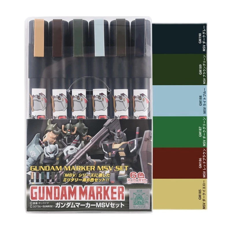 Mr Hobby - Gundam Marker AMS-127 MSV Set