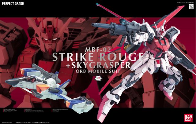GUNDAM - PG 1/60 - Strike Rouge + Skygrasper