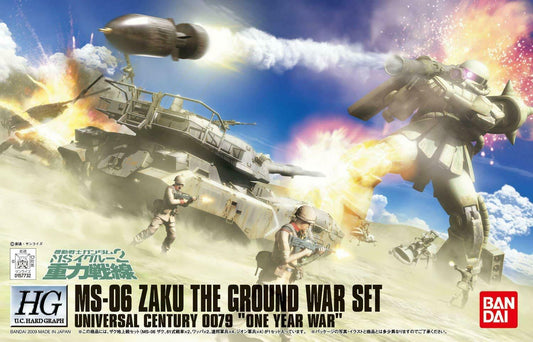 GUNDAM - HGUC 1/144 - Zaku Ground Attack Set
