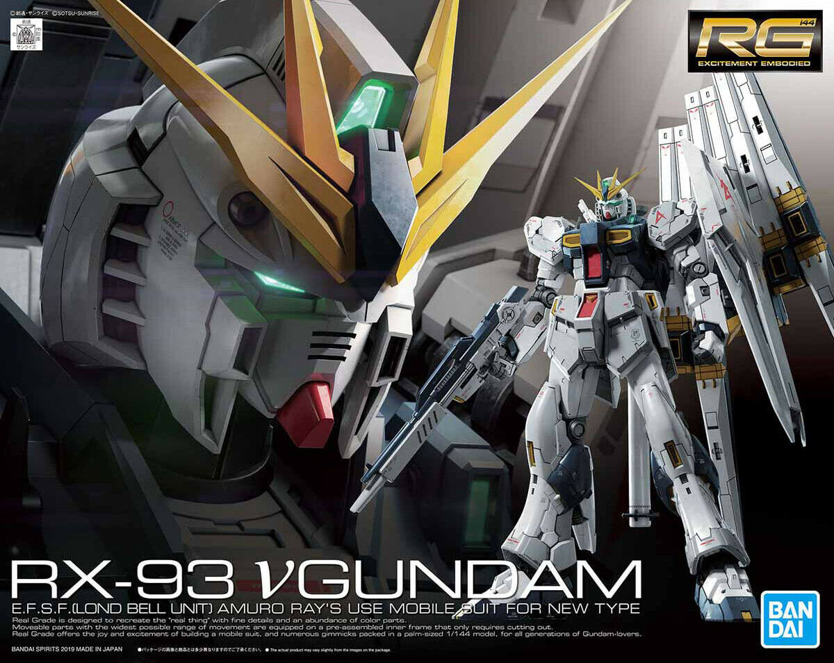 GUNDAM - RG 1/144 - RX-93 v Gundam