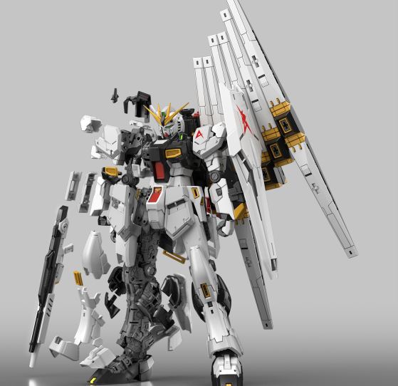 GUNDAM - RG 1/144 - RX-93 v Gundam
