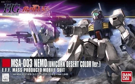 GUNDAM - HGUC 1/144 - MSA-003 NEMO ( Unicorn Desert Color )