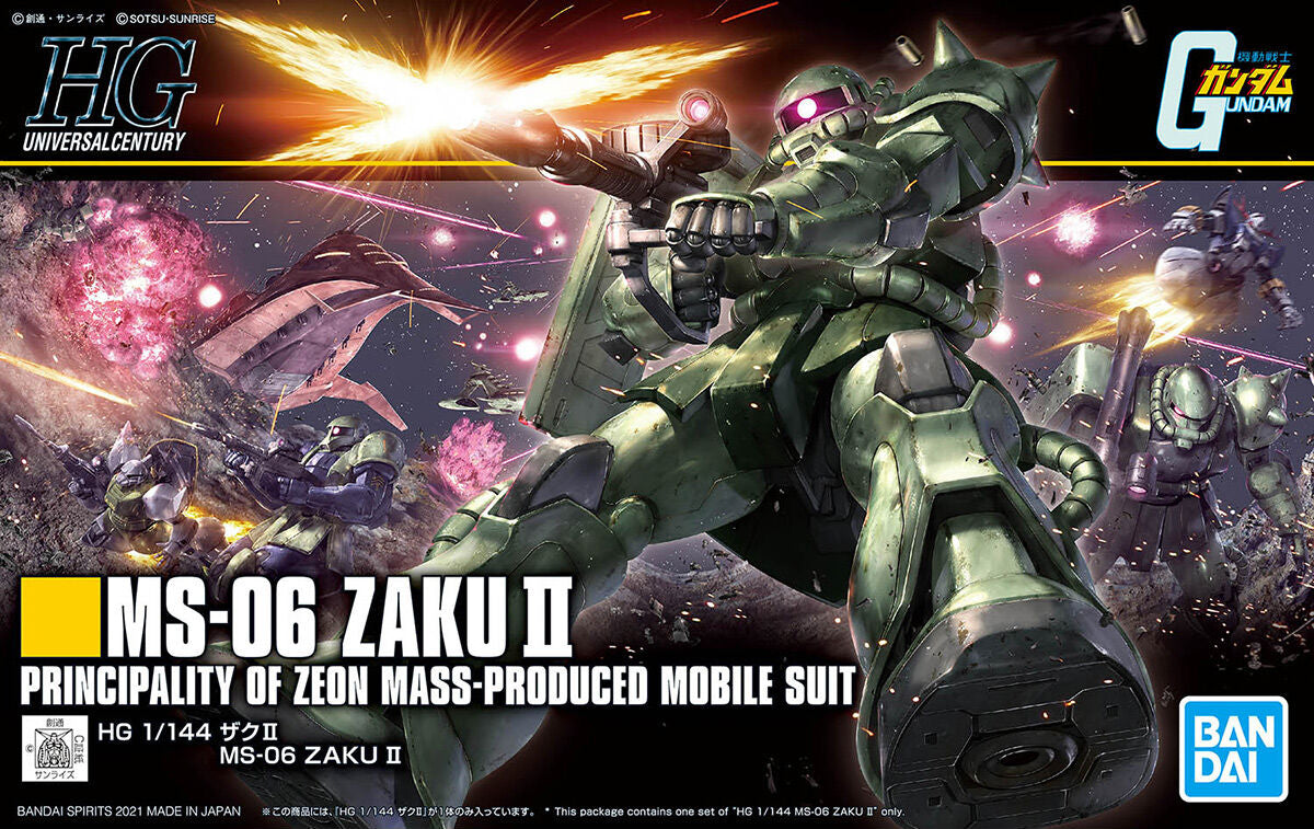 GUNDAM - HGUC 1/144 - ZAKU II MS-06