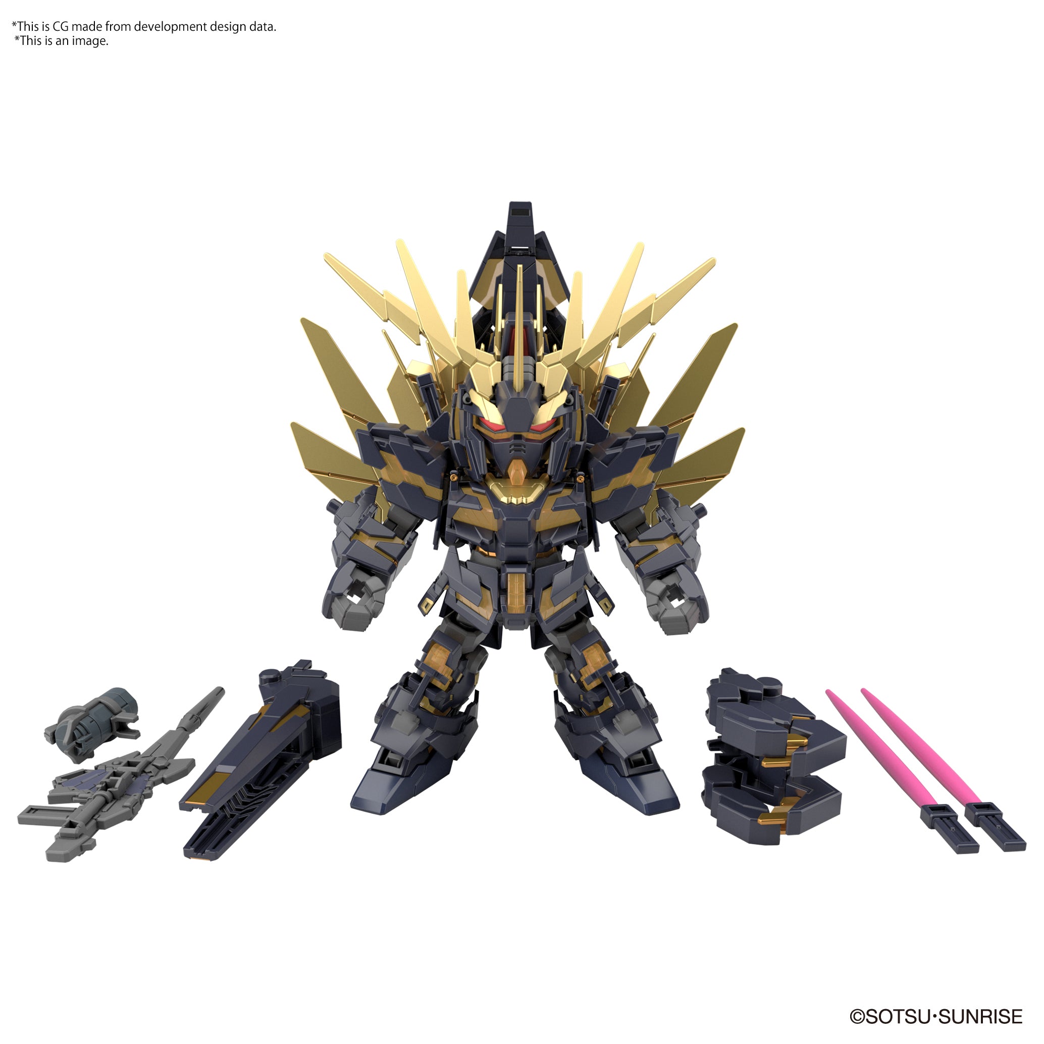 GUNDAM - SD Cross Silhouette - Unicorn 02 Banshee & Norn Parts