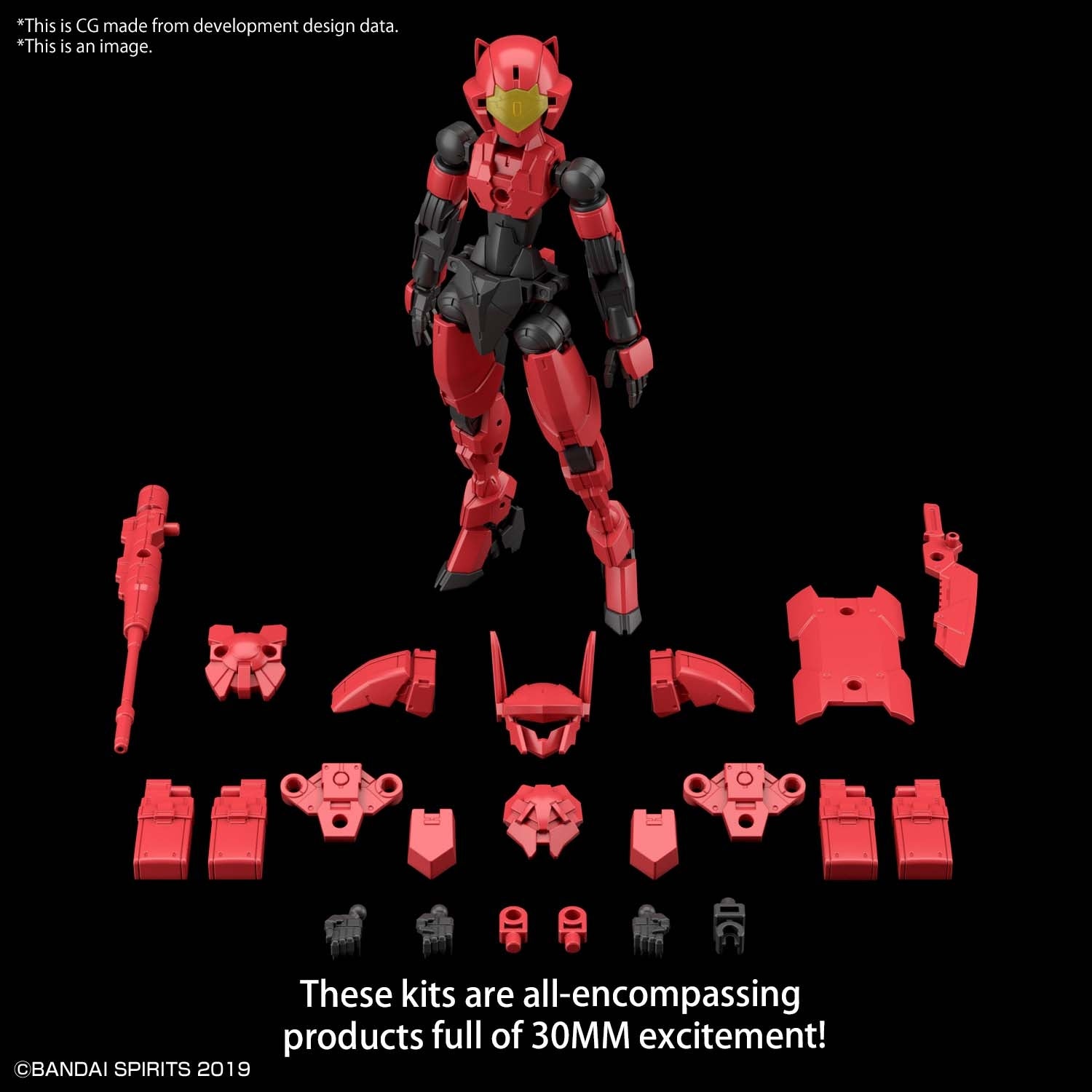 30MM - 1/144 - EXM-E7c Spinatia (Commando Type)