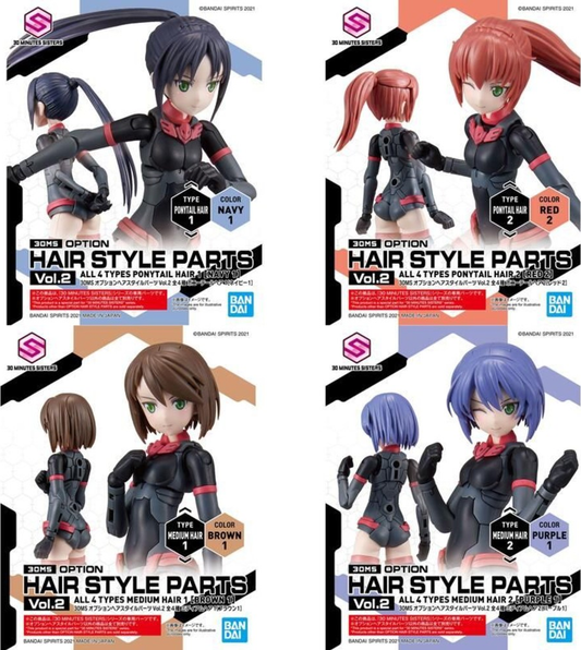 30MS - Option Hair Style Parts Vol.2 All 4 Types