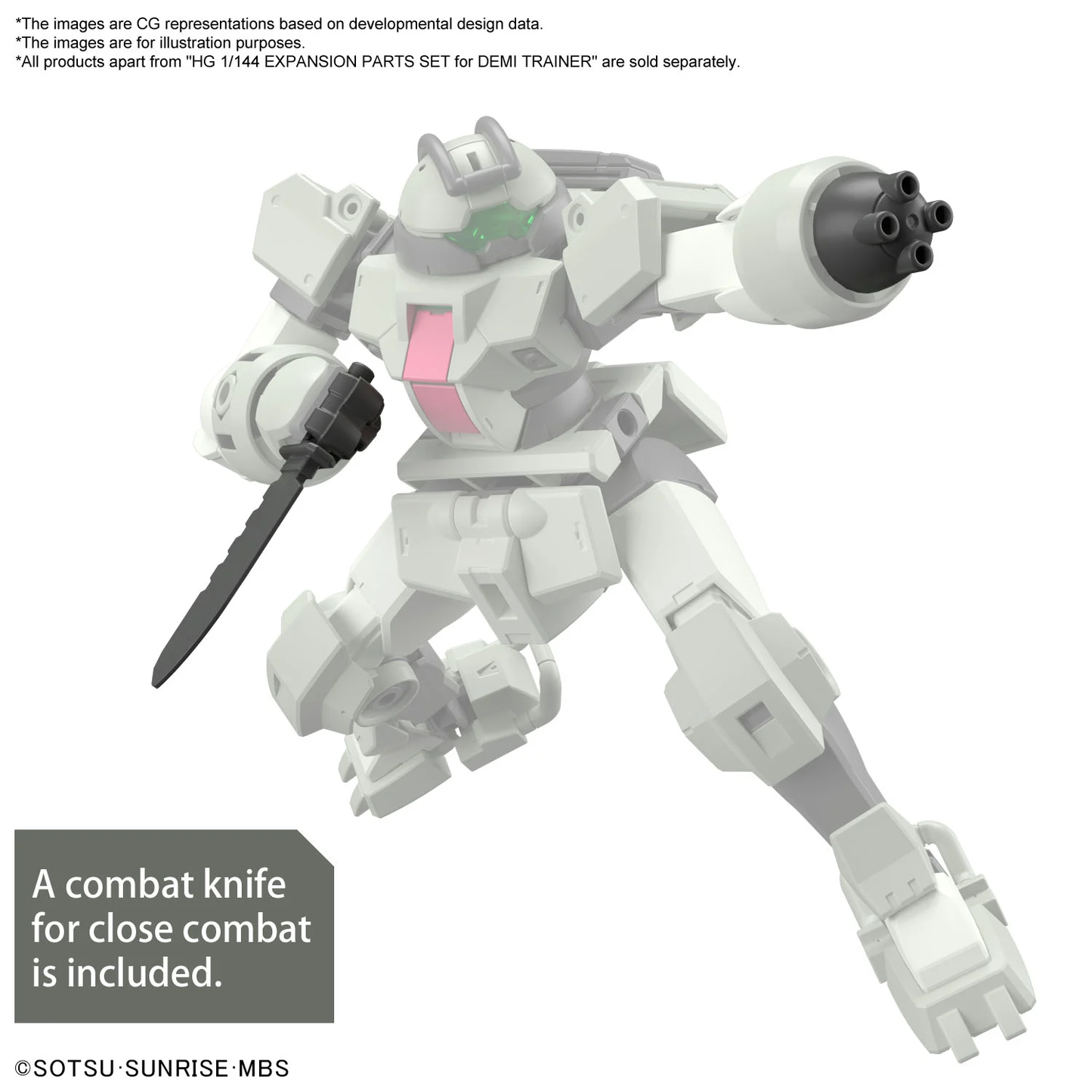 GUNDAM - HG 1/144 - Expansion Parts Set For Demi Trainer