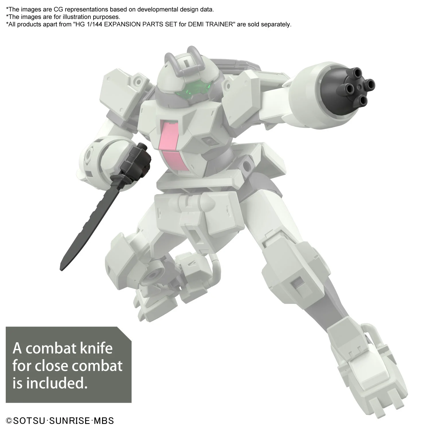 GUNDAM - HG 1/144 - Expansion Parts Set For Demi Trainer