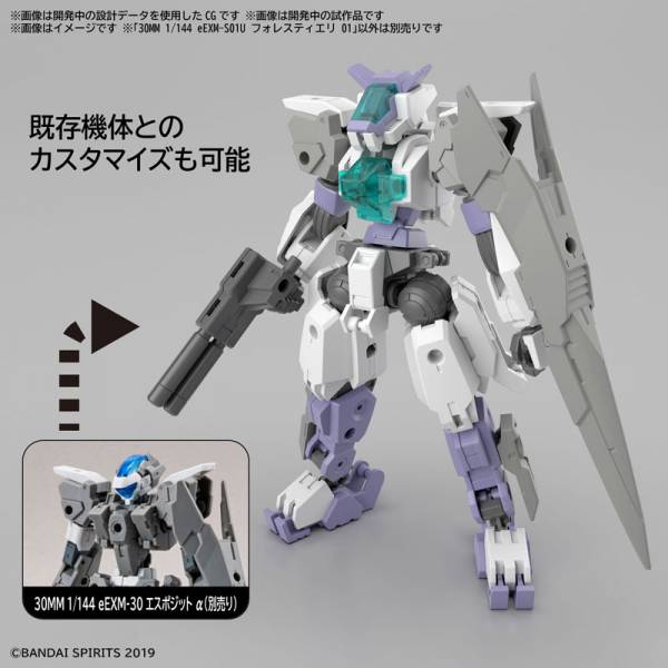 30MM - 1/144 - eEXM-S01U FORESTIERI 01