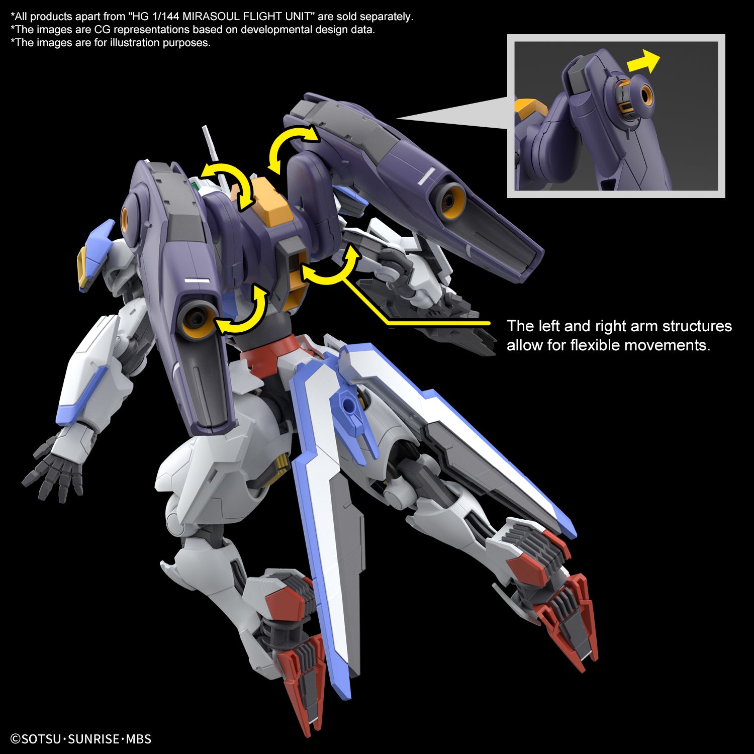 GUNDAM - HG 1/144 - Mirasoul Flight Unit