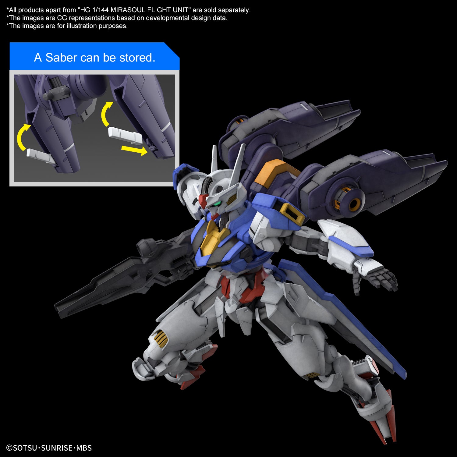 GUNDAM - HG 1/144 - Mirasoul Flight Unit