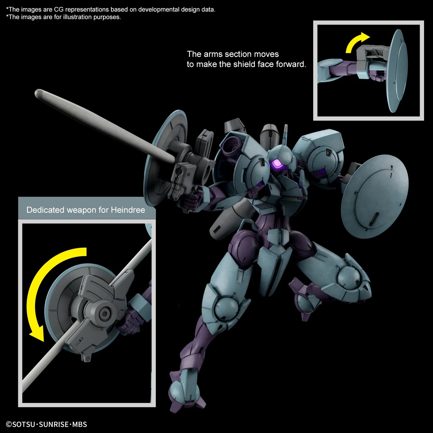 GUNDAM - HG 1/144 - Heindree