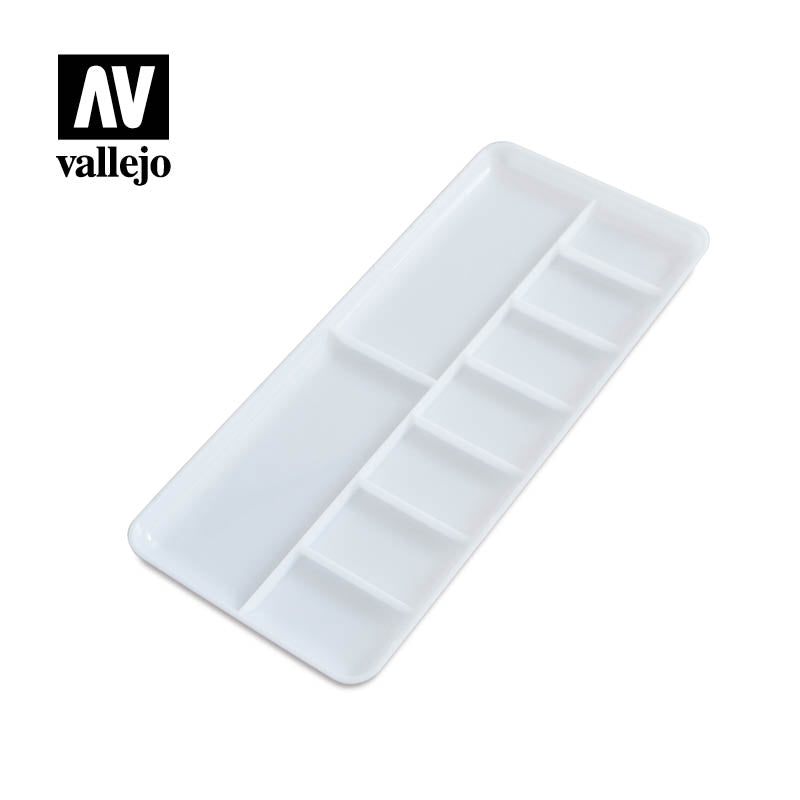 Palette plastique pour peinture '18x8.5cm'