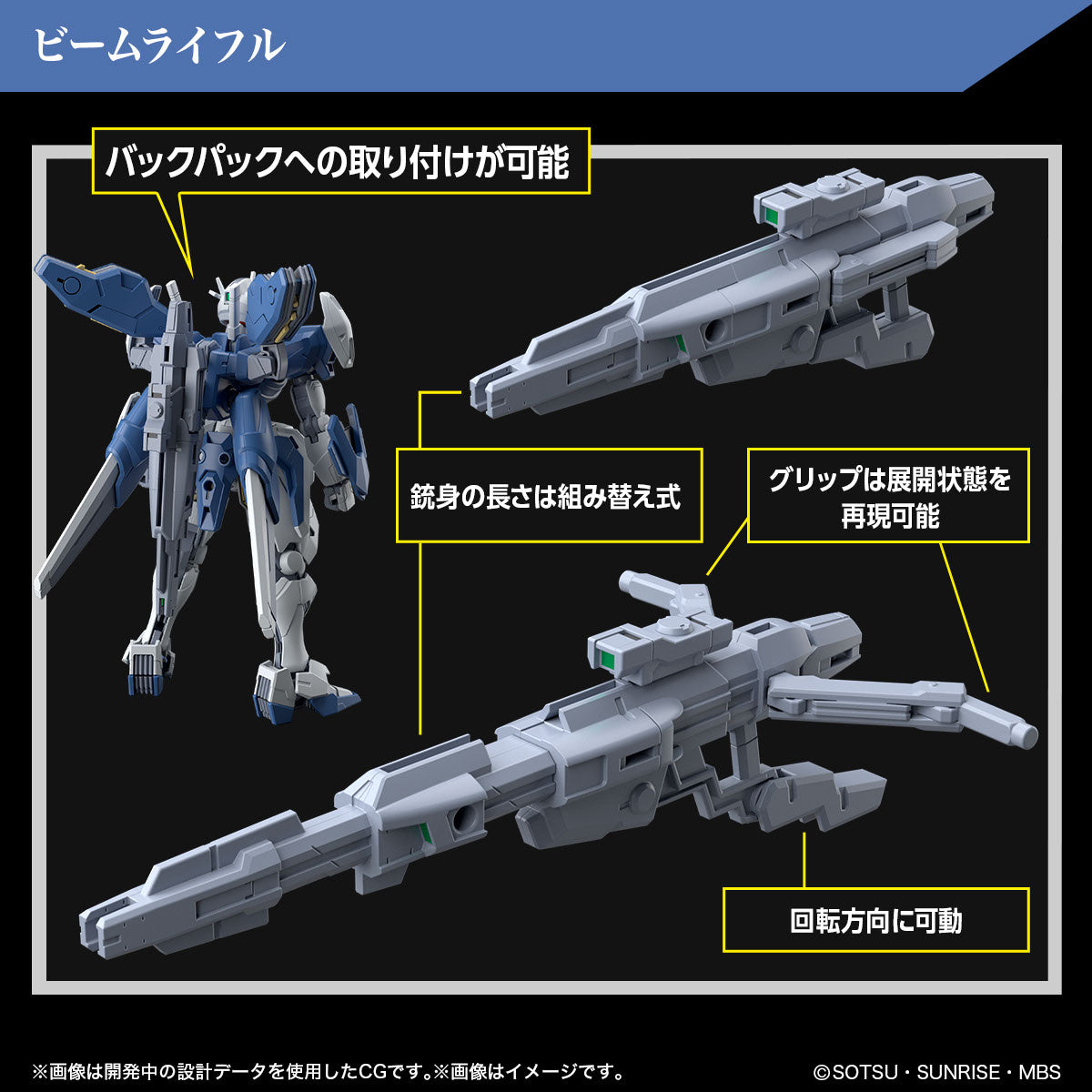GUNDAM - HG 1/144 - Gundam Aerial Rebuild